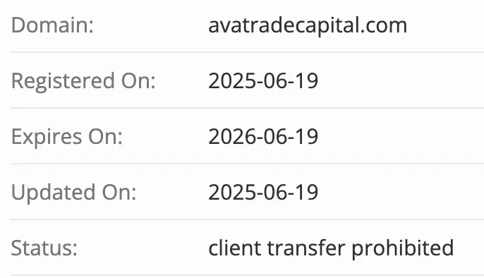 AvaTrade Capital домен домен AvaTrade Capital