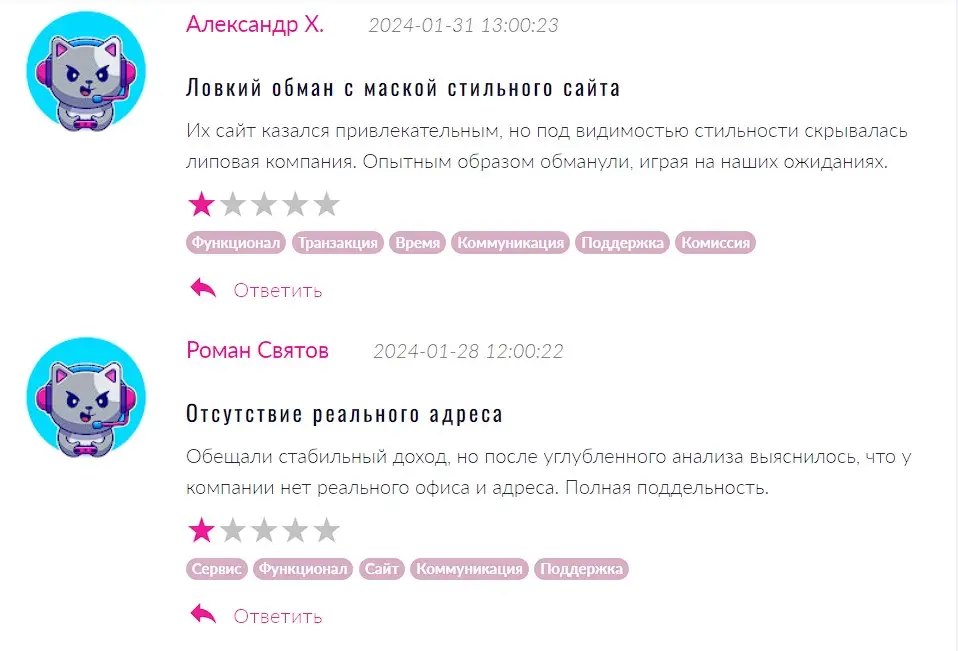 Мнение клиентов Мнение клиентов