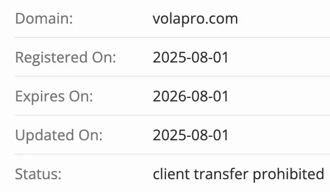 домен VolaPro