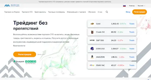 Брокерская организация AvaTrade Брокерская организация AvaTrade