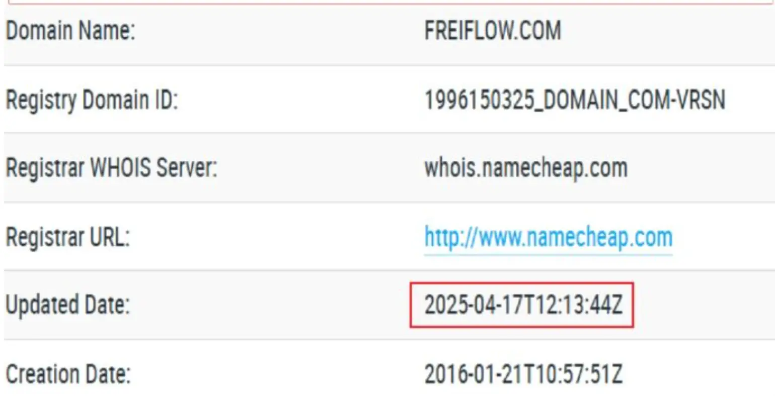 FreiFlow информация FreiFlow домен