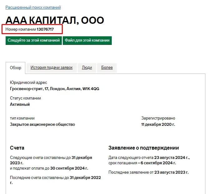 Проверка реестров Companies House Проверка реестров Companies House