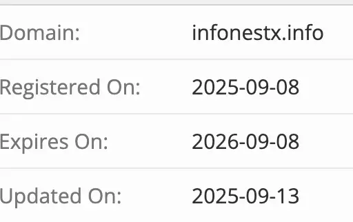Infonestx домен домен Infonestx