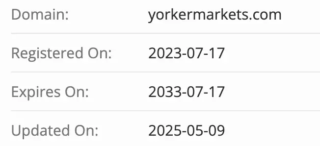 Yorker Capital Markets домен домен Yorker Capital Markets