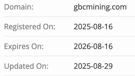 GBC Mining домен домен GBC Mining