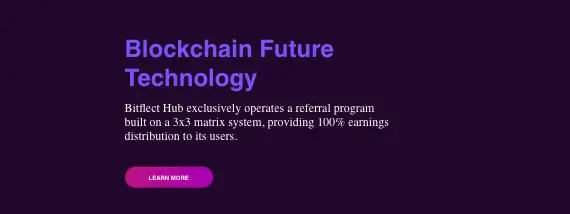 Bitflect Hub обзор сайта страница сайта Bitflect Hub