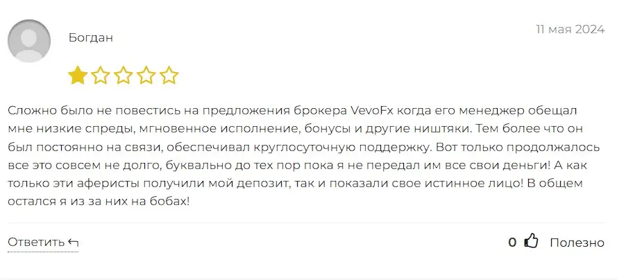 Отзыв о VevoFx Отзыв о VevoFx