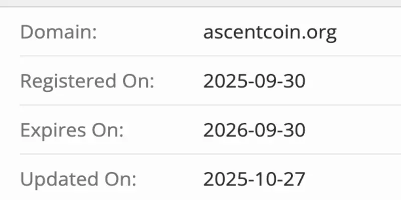 Ascent Coin домен домен Ascent Coin