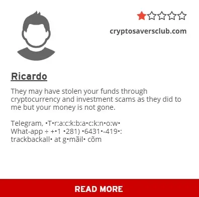 Отзыв о Cryptosavers Club Отзыв о Cryptosavers Club