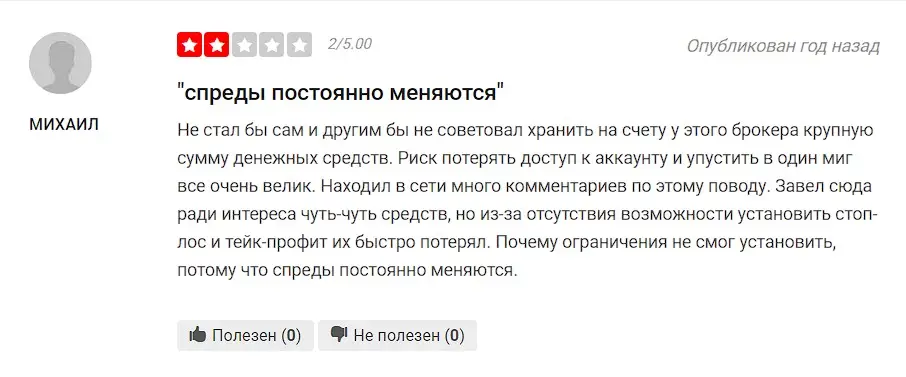Отзыв клиента Отзыв клиента