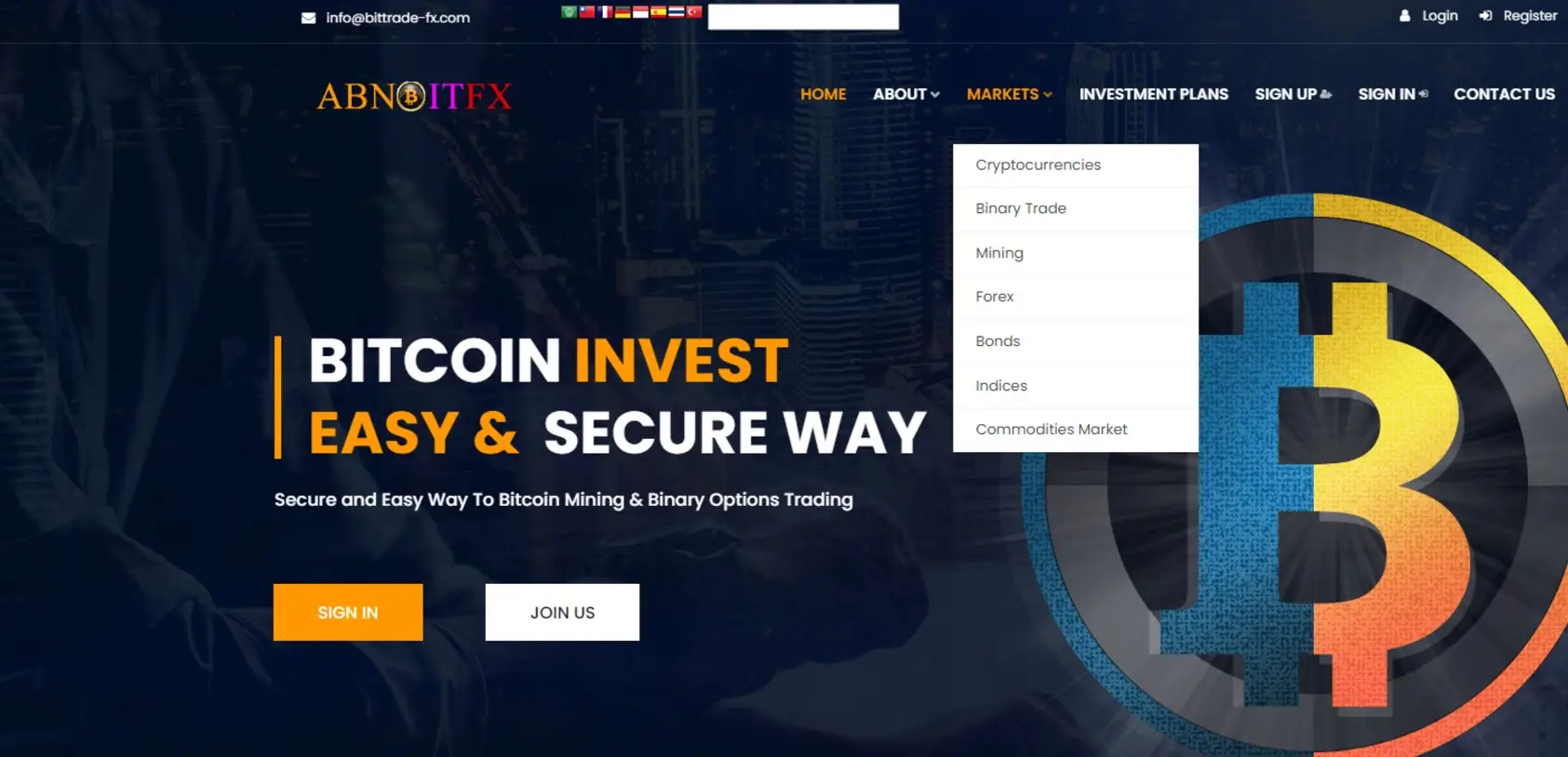 Обзор инвестиционной компании ABNBITFX Обзор инвестиционной компании ABNBITFX
