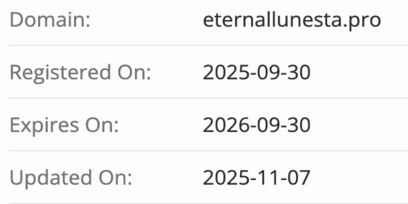Eternal Lunesta домен домен Eternal Lunesta