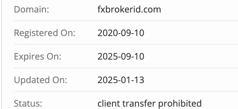 FXBROKERID домен домен FXBROKERID