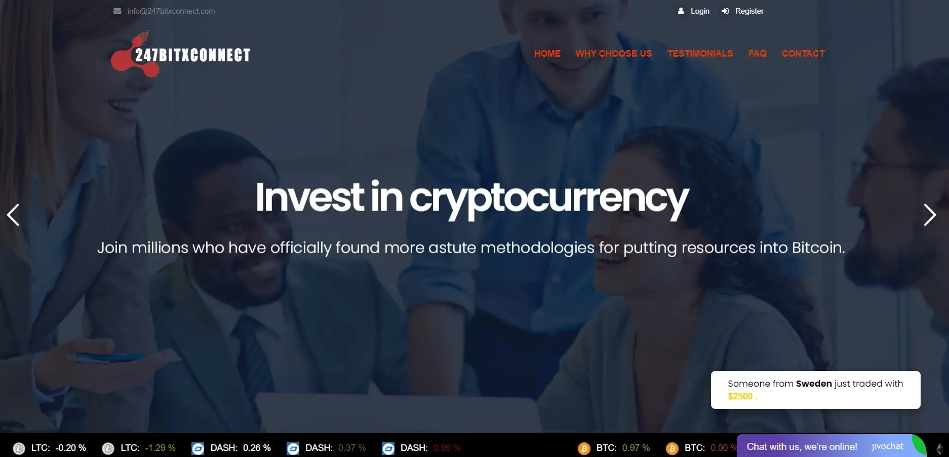 Обзор инвестиционной компании 247BitxConnect Обзор инвестиционной компании 247BitxConnect