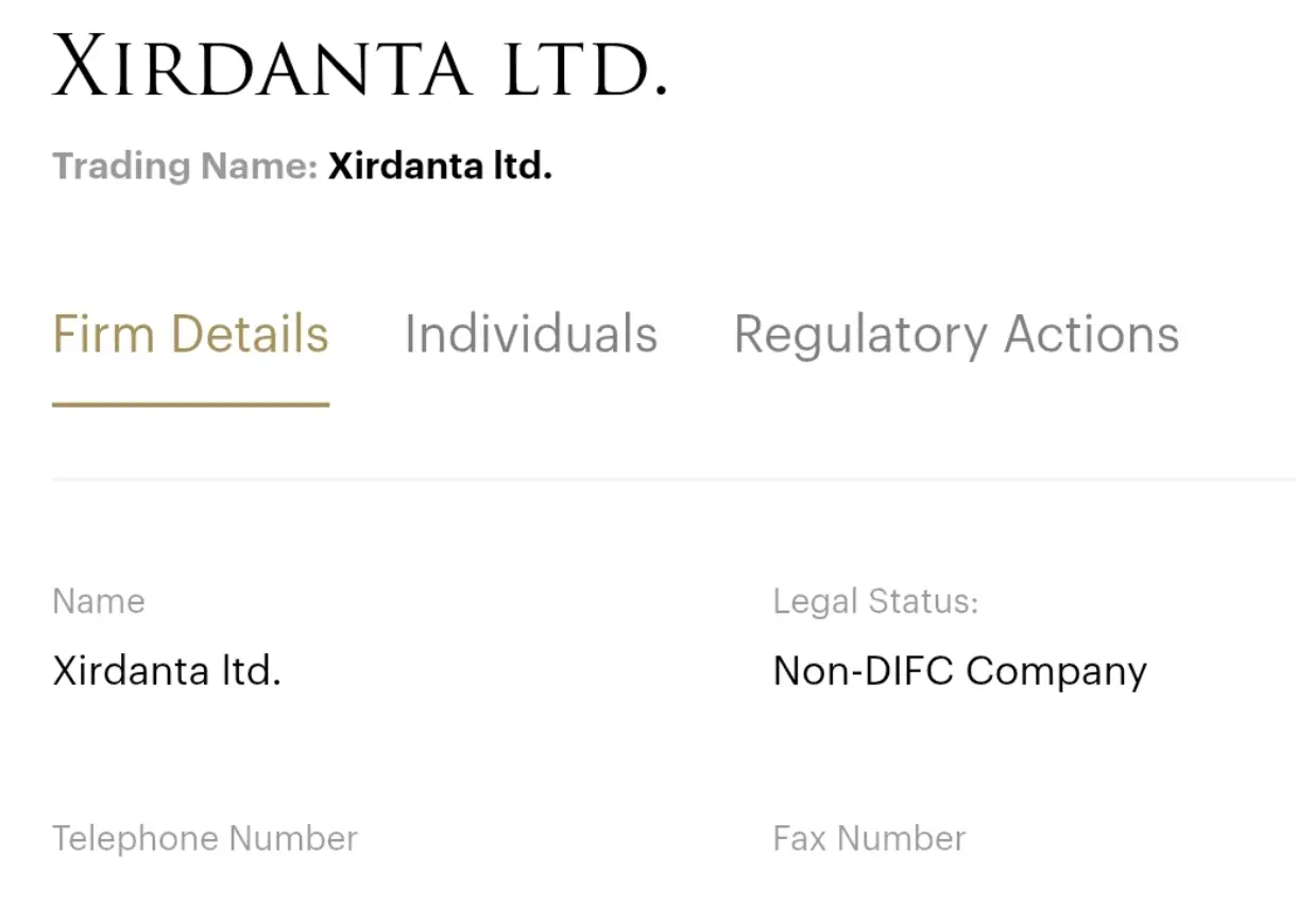 Xirdanta лохотрон Xirdanta мошенники