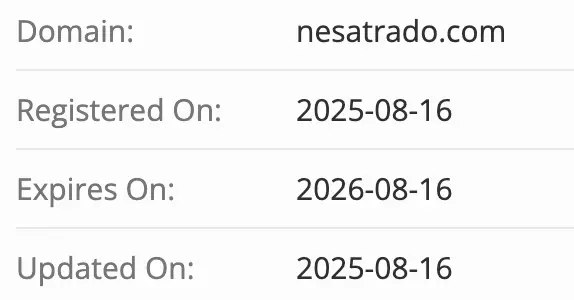 Nesa Trust домен домен Nesa Trust