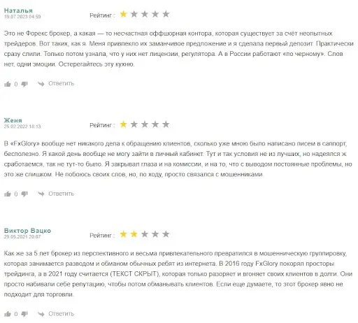 Брокер FXGlory (ФХГлори), развод Брокер FXGlory (ФХГлори), развод