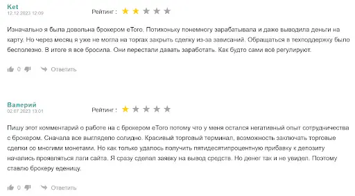 Торговля с брокером eToro (еТоро) Торговля с брокером eToro (еТоро)