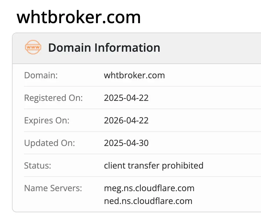 домен White Broker White Broker домен