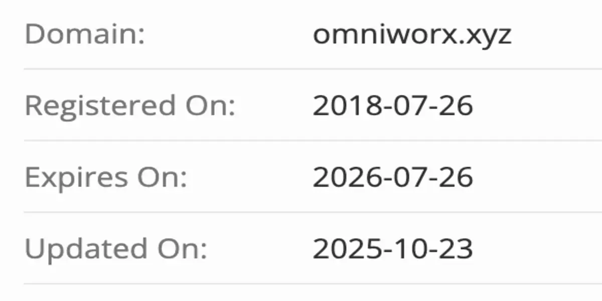 Omniworx домен домен Omniworx