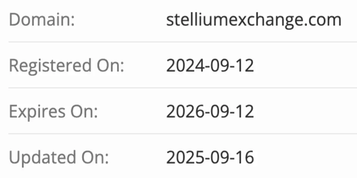 Stellium Exchange домен домен Stellium Exchange