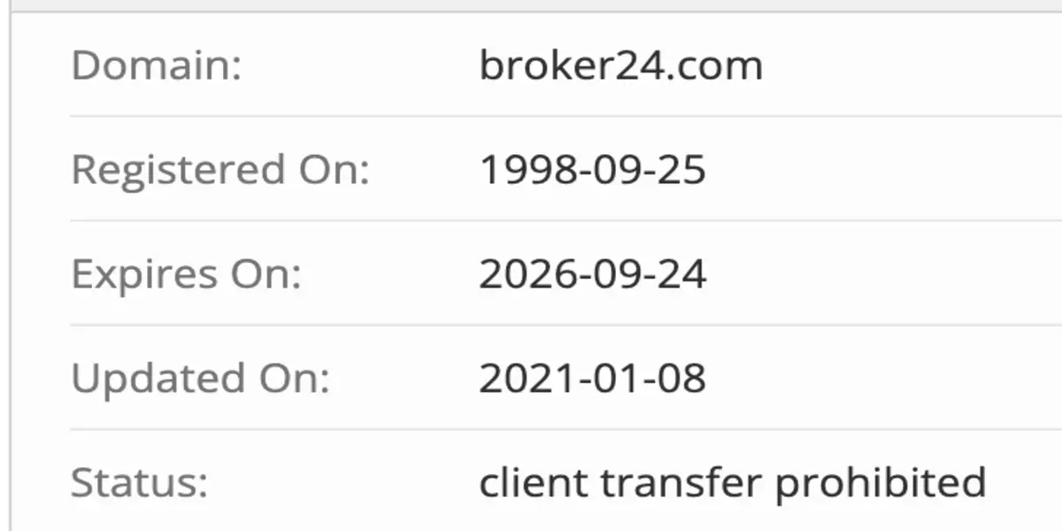 Broker24 домен домен Broker24