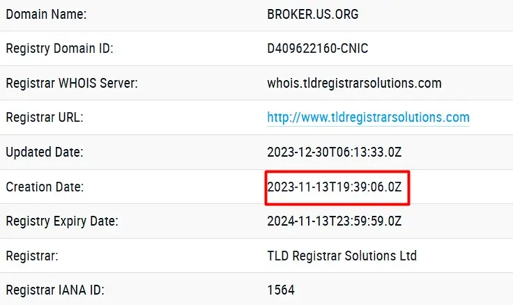 Проверка доменного имени broker.us.org Проверка доменного имени broker.us.org