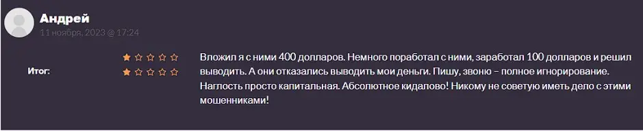 Оценка инвестора Оценка инвестора