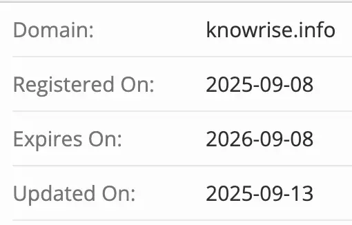 Knowrise домен домен Knowrise