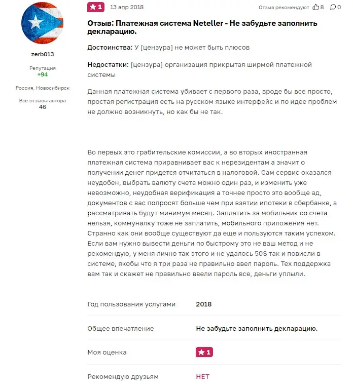 Оценка клиента Оценка клиента