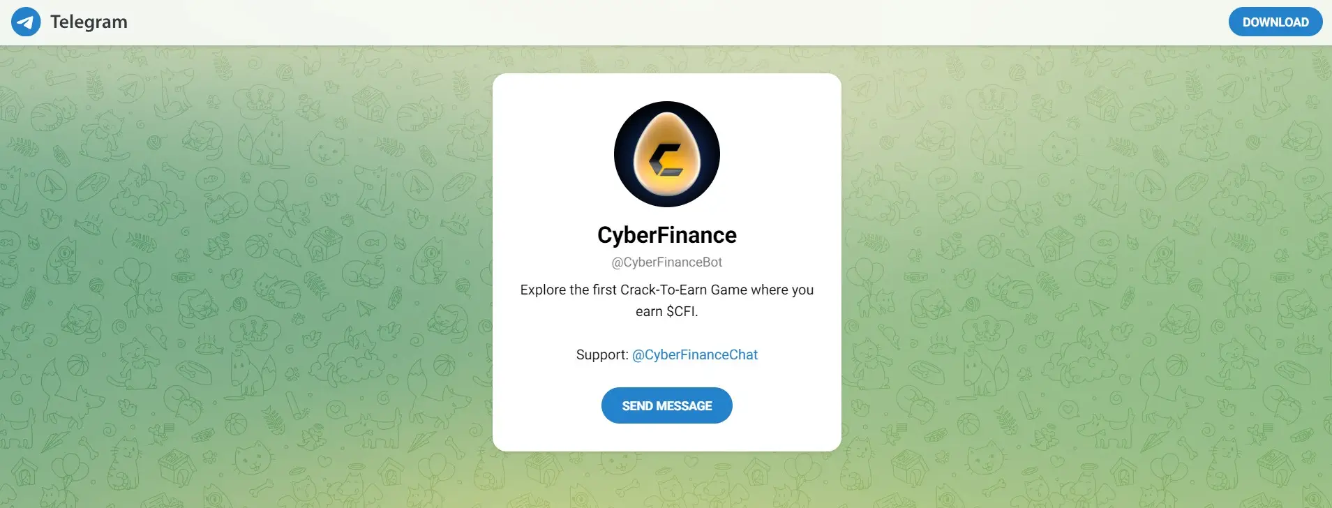 Обзор криптоигры Cyber Finance Обзор криптоигры Cyber Finance