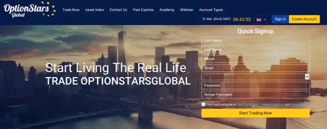Основная информация о OptionStarsGlobal Основная информация о OptionStarsGlobal