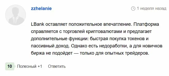 Отзыв о LBank Отзыв о LBank