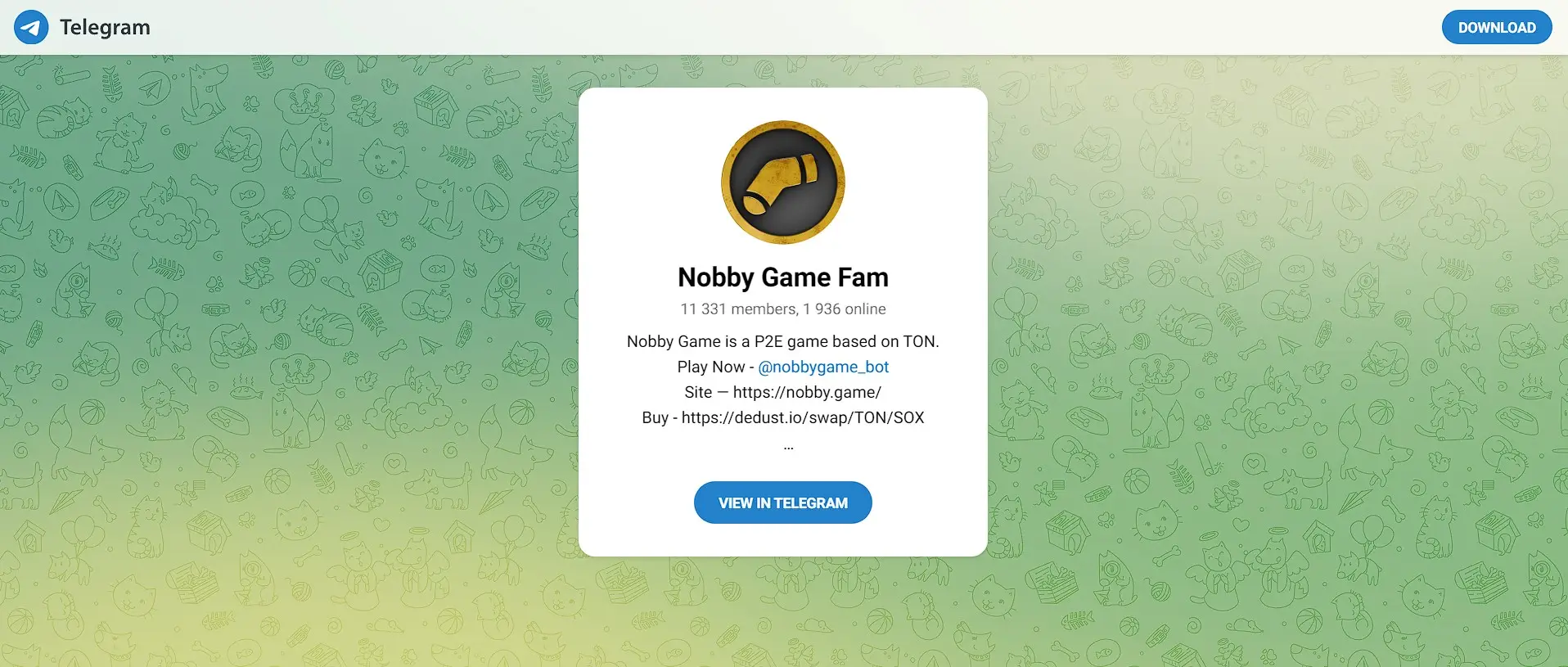 Обзор криптоигры Nobby Game Обзор криптоигры Nobby Game