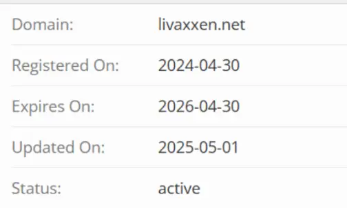 Livaxxen домен домен Livaxxen