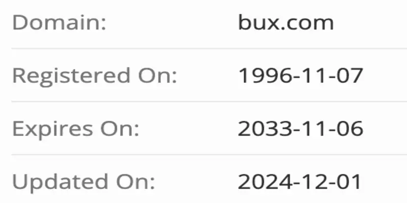 BUX домен домен BUX