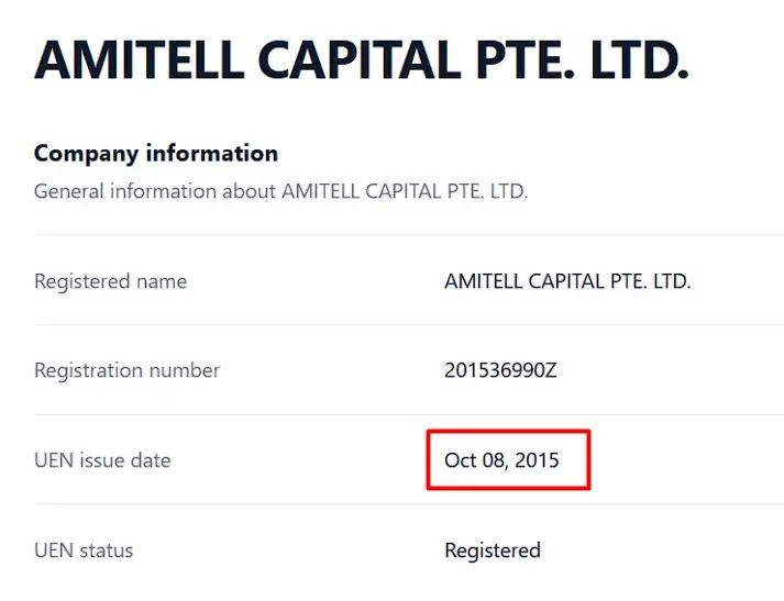 Проверка Amitell Capital PTE LTD в реестрах MAS Проверка Amitell Capital PTE LTD в реестрах MAS