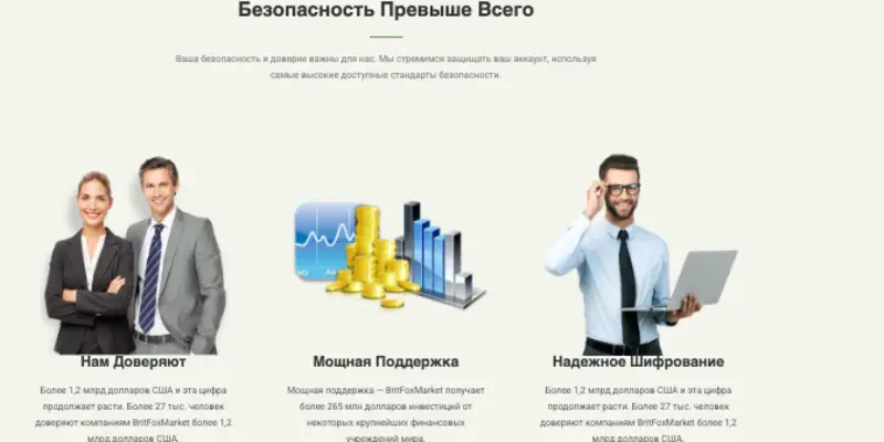BritFoxMarket инфо о проекте обзор на BritFoxMarket