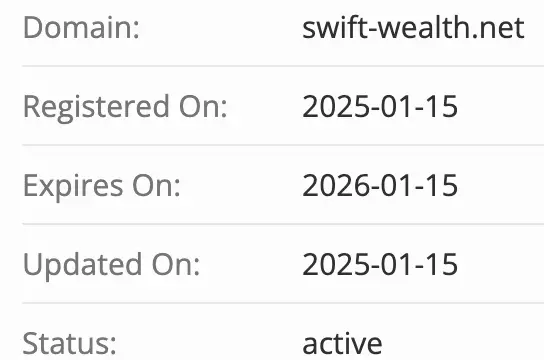 Swift Wealth домен домен Swift Wealth