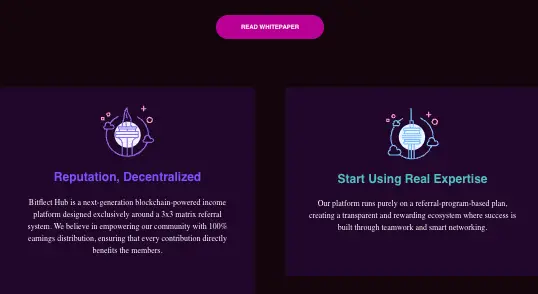 Bitflect Hub обзор проекта информация о Bitflect Hub