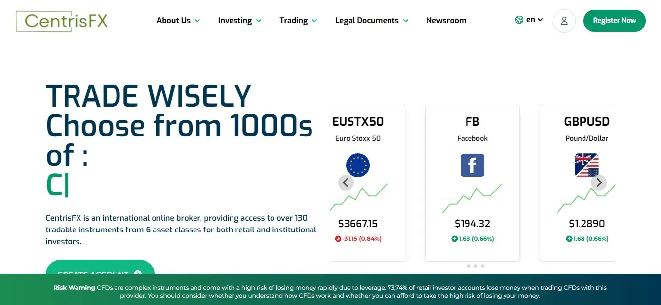 Основная информация о Centris FX
