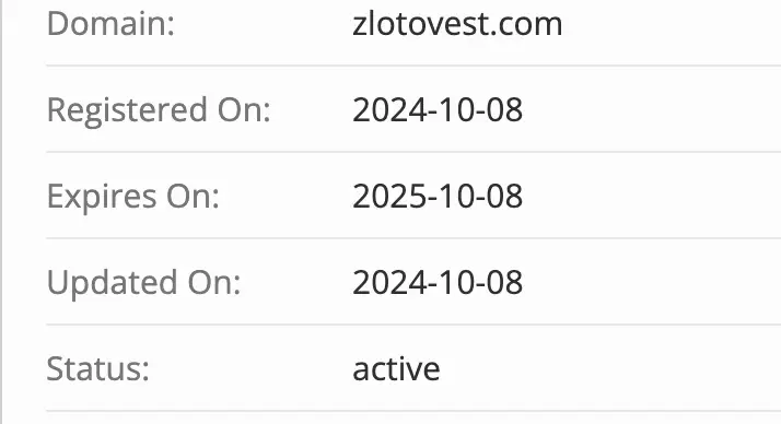 Zlotovest домен домен Zlotovest