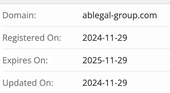 домен AB Legal Group AB Legal Group домен