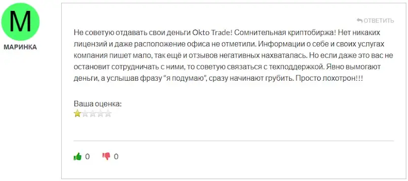 Оценка клиента Оценка клиента