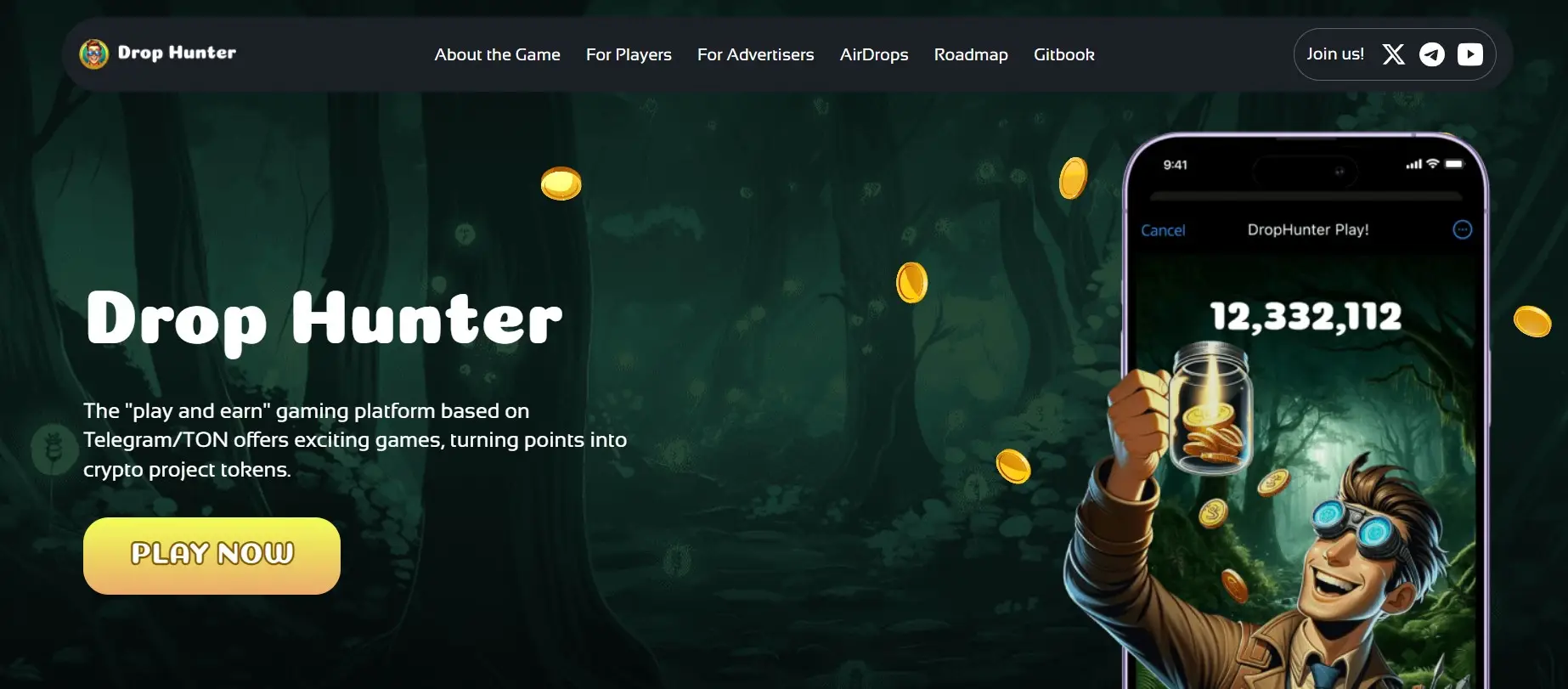Обзор криптоигры Drop Hunter Обзор криптоигры Drop Hunter