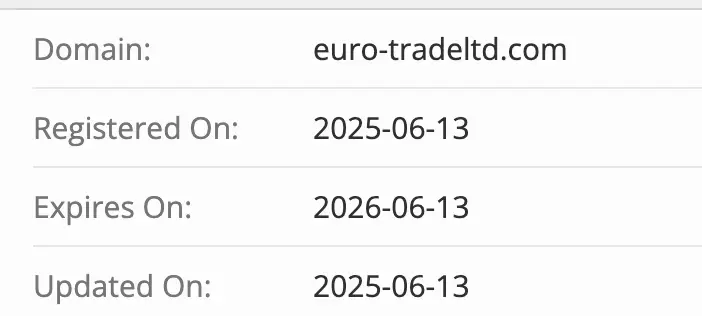 Eurotrade Investments домен домен Eurotrade Investments