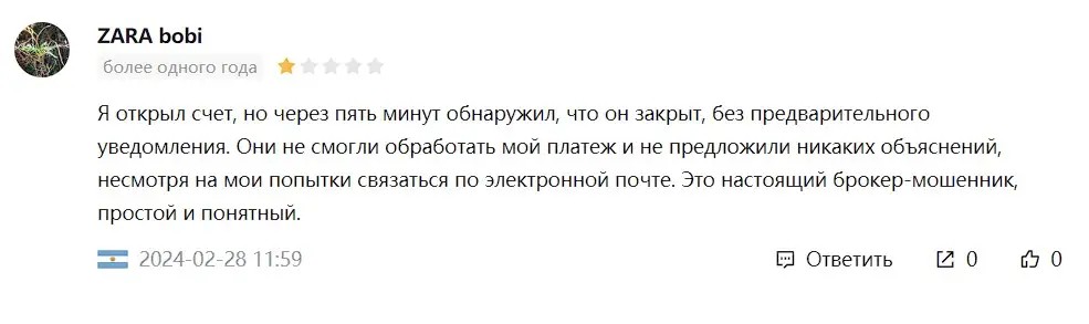 Отзыв пользователя об My Funded FX Отзыв пользователя об My Funded FX