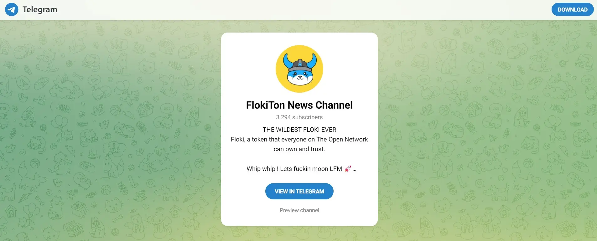 Что известно о FlokiTon в Телеграм Что известно о FlokiTon в Телеграм