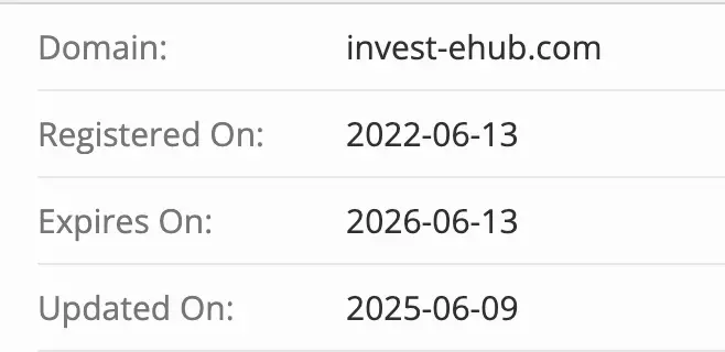 Invest Ehub домен домен Invest Ehub