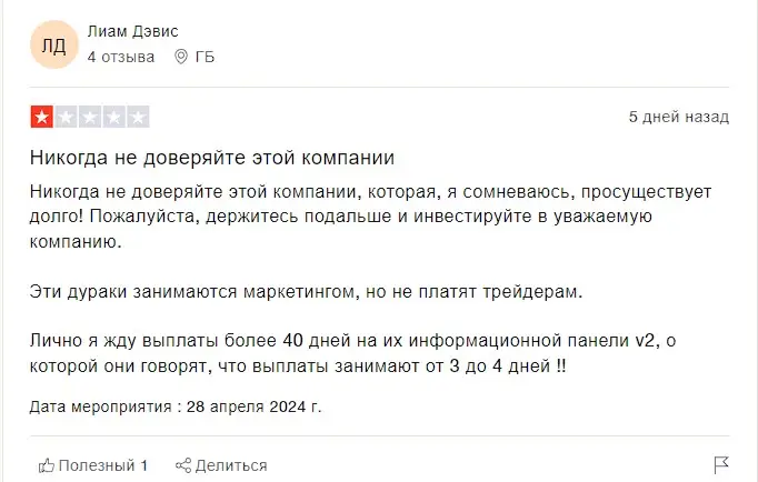 Отзыв клиента о DeiFunded Отзыв клиента о DeiFunded